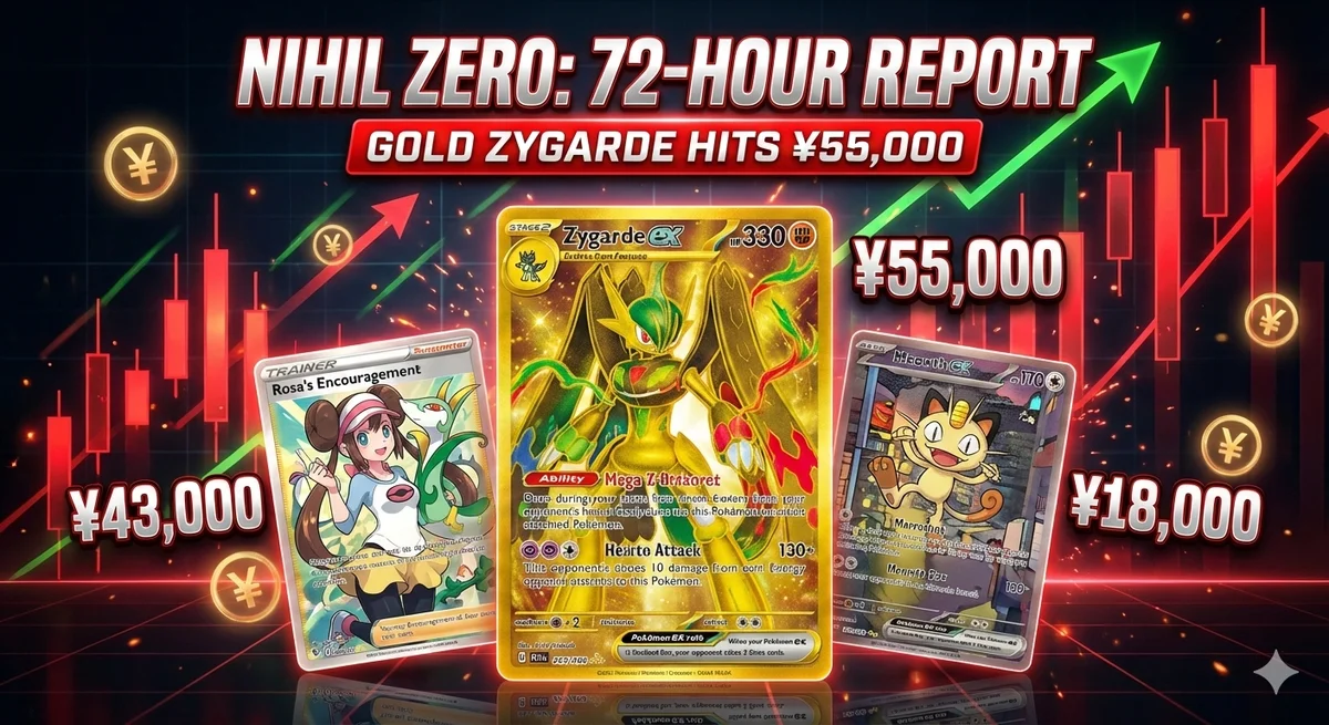 Nihil Zero 72-Hour Market Report: Mega Zygarde MUR ¥55,000, Rosa SAR ¥43,000 Price Analysis