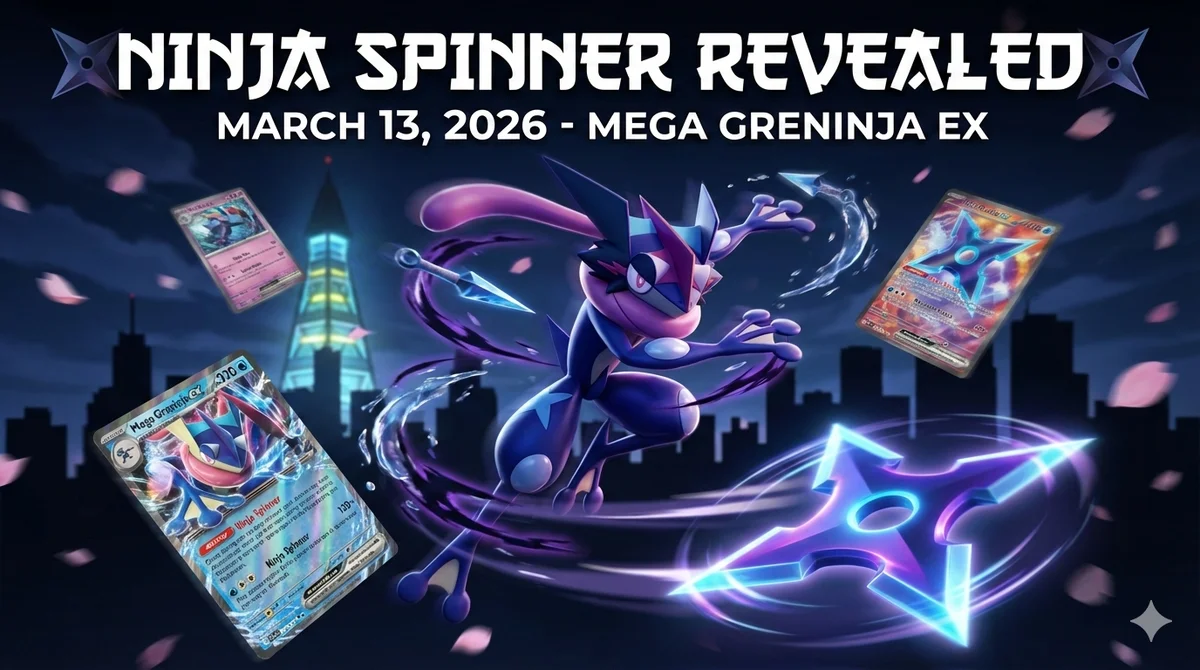 Ninja Spinner (M4): Mega Greninja ex Headlines Japan's March 13 Release — Cards, Mechanics & Guide