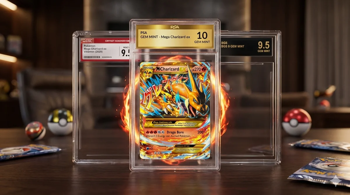How to Grade Pokémon Cards: PSA vs BGS vs CGC — Complete Comparison 2026