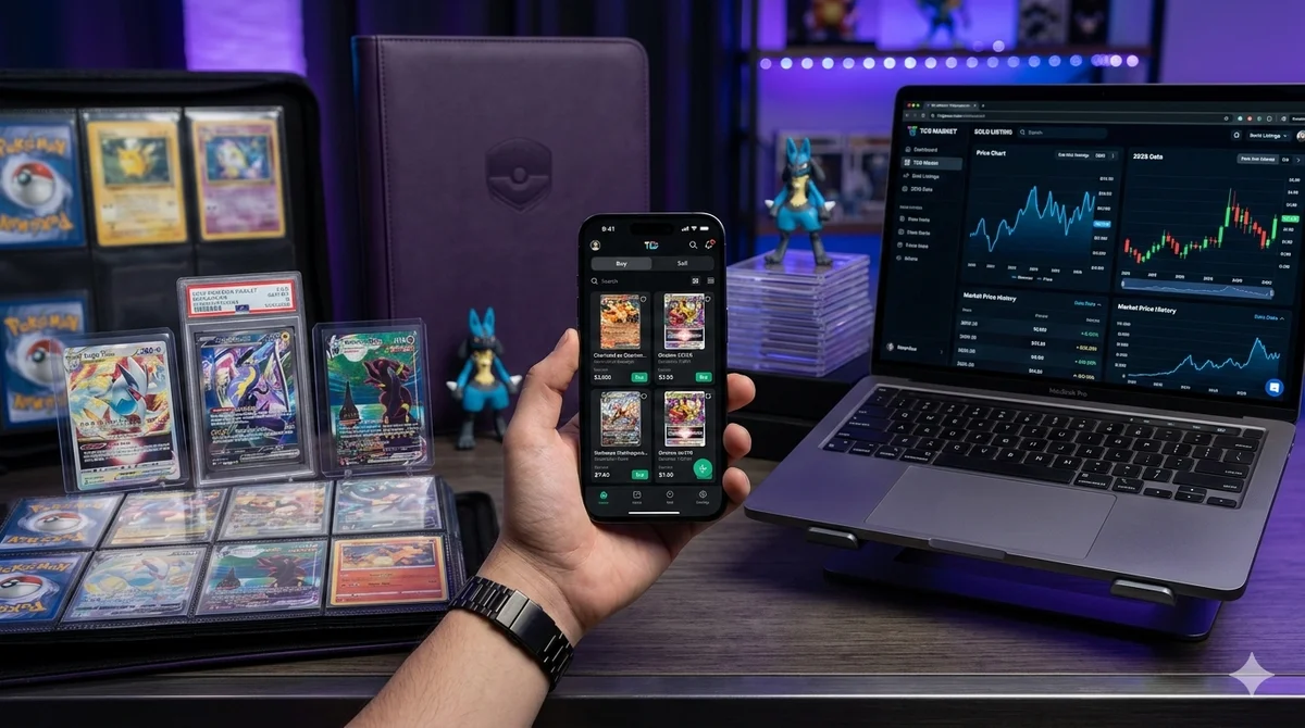 Comparison of top Pokémon card marketplaces for 2026